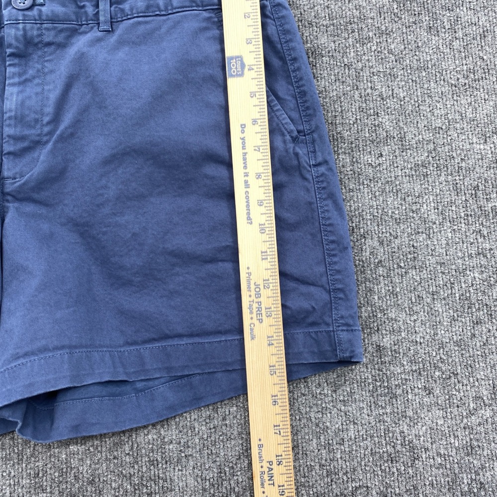 Eddie Bauer Legendwash Stretch Shorts Women 18 Blue Curvy Outdoor Chino Coastal - Picture 8 of 12